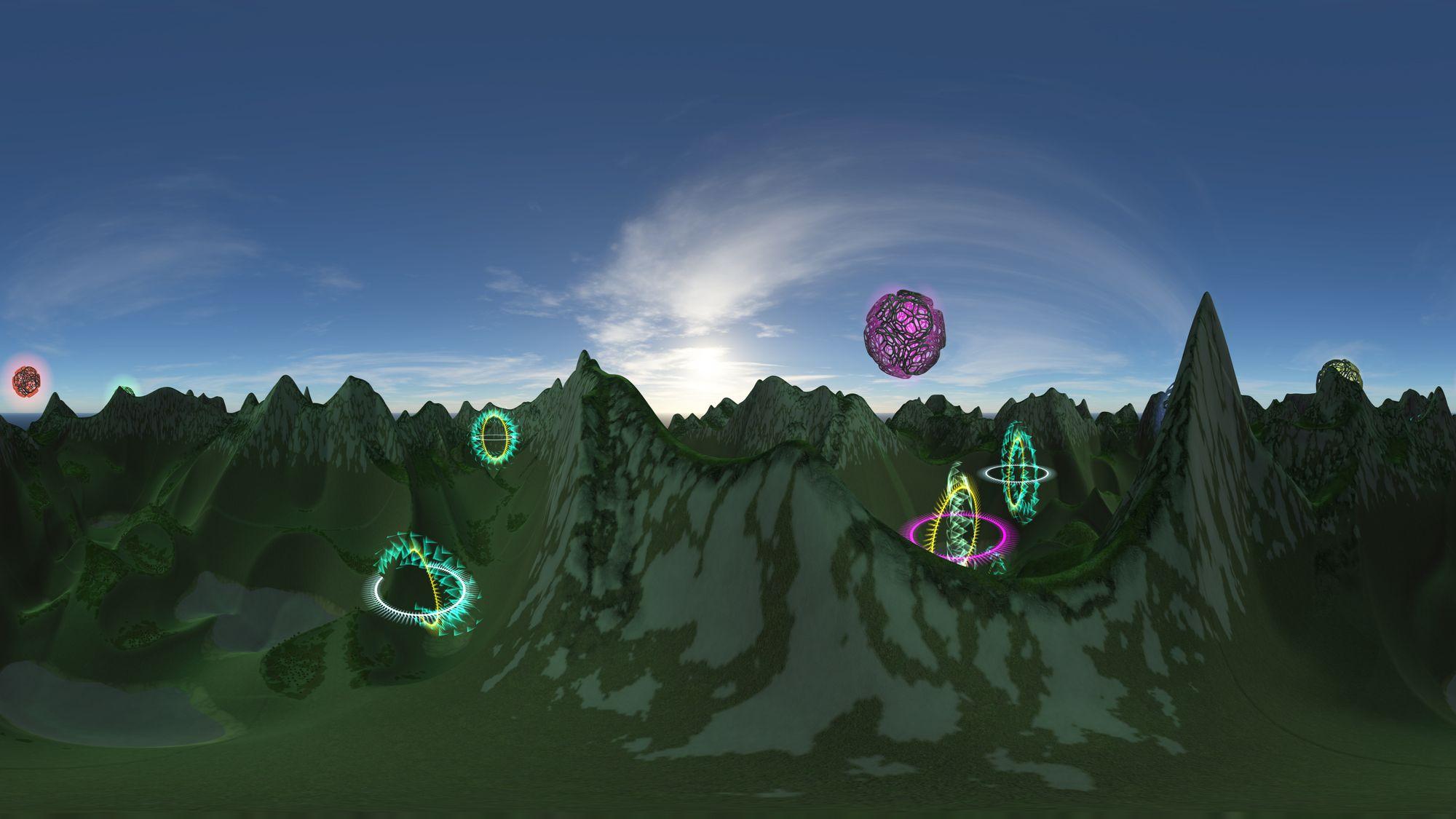 Psychedelic Flight VR Experience